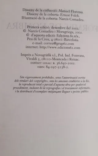 Formes de l'ombra poesia, 1966-2002