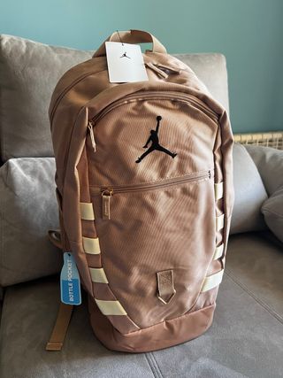 Mochila Jordan Beige Nueva