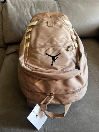 Mochila Jordan Beige Nueva