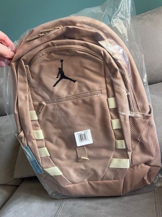 Mochila Jordan Beige Nueva