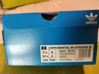 Zapatillas Adidas Continental Talla 39 1/3