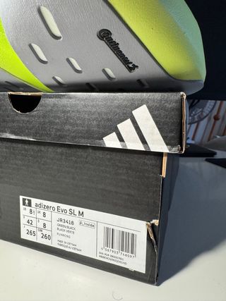 Zapatillas Adidas Adizero Evo SL Talla 42 Verdes