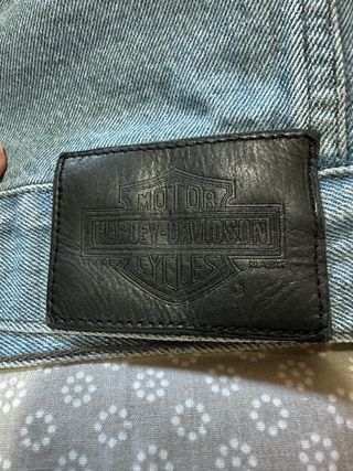 Chaqueta Vaquera Harley Davidson Sin Manga