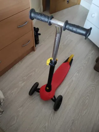 Patinete 3 ruedas Decathlon naranja