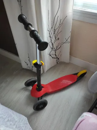 Patinete 3 ruedas Decathlon naranja