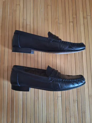 Mocassini neri - Uomo - Vera Pelle - Made in Italy