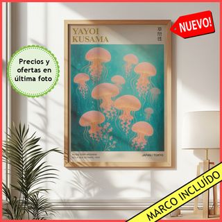 Cuadro Yayoi Kusama - Poster Medusas Yayoi Kusama
