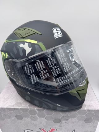 Casco Moto Integral Soxon ST-1000 Racing Camo, XXL