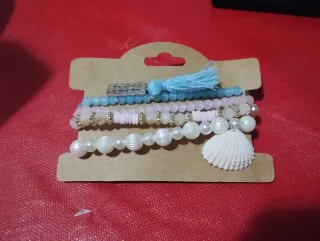 Lote Pulseras Boho Mariposas y Abalorios