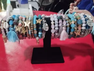 Lote Pulseras Boho Mariposas y Abalorios