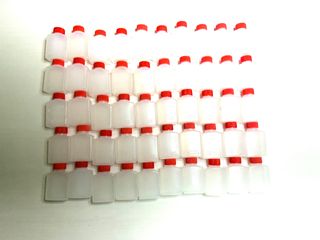 50 Contenitori in plastica per liquidi 30ml