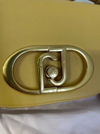 Borsa Liu Jo Gialla con logo dorato