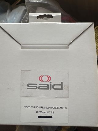 Disco corte porcelánico Turbo Gres Slim 230mm