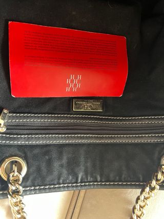 Bolso Tote Carolina Herrera Negro Cuero