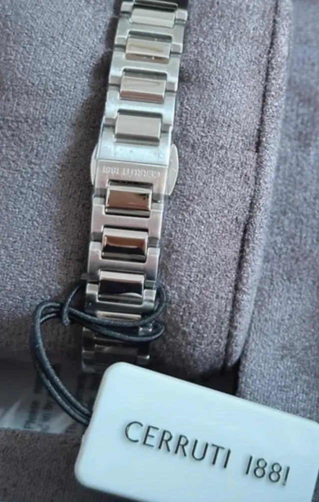 Reloj Cerruti 1881 Negro y Plateado