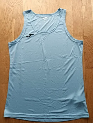 Camiseta Joma celeste tirantes mujer XL Nuevo