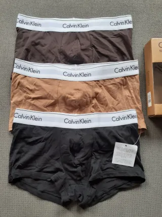Pack 3 Bóxers Calvin Klein originales a estrenar.