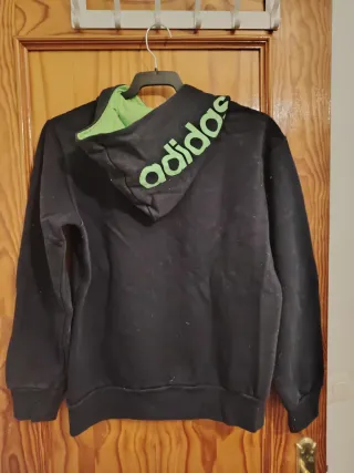 Sudadera Adidas Negra y Verde