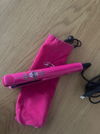 Mini plancha Ultron rosa con funda