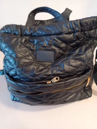 Bolso Mochila Azul Sin Estrenar