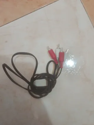 Cable RCA Rojo y Blanco