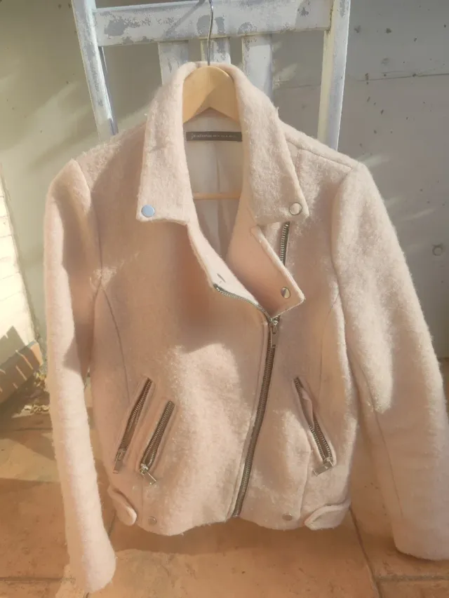 Chaqueta Biker Rosa Stradivarius