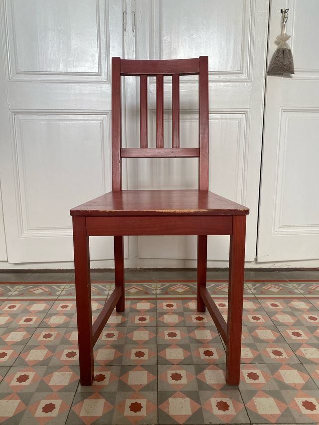 Cadiira Vintage IKEA / Silla Vintage Madera Ikea