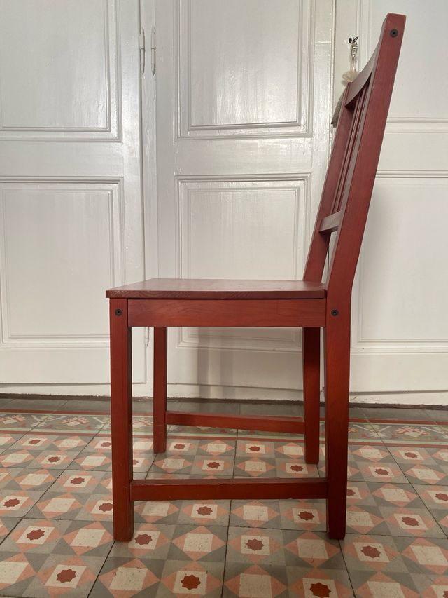 Cadiira Vintage IKEA / Silla Vintage Madera Ikea