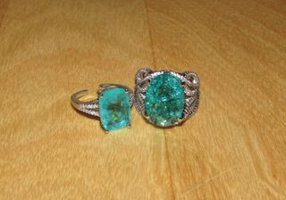 Lote colección 5 anillos sortijas