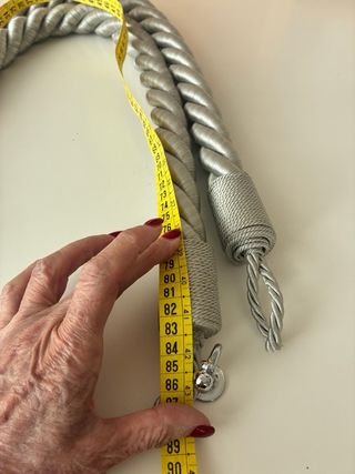 Abrazaderas de cortina plateadas