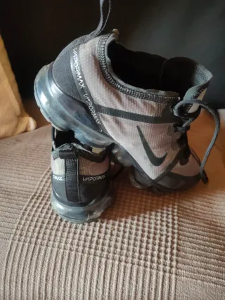 Nike Vapormax Mujer/Hombre Negro/Gris