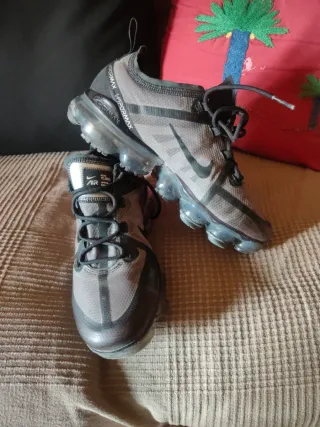 Nike Vapormax Mujer/Hombre Negro/Gris