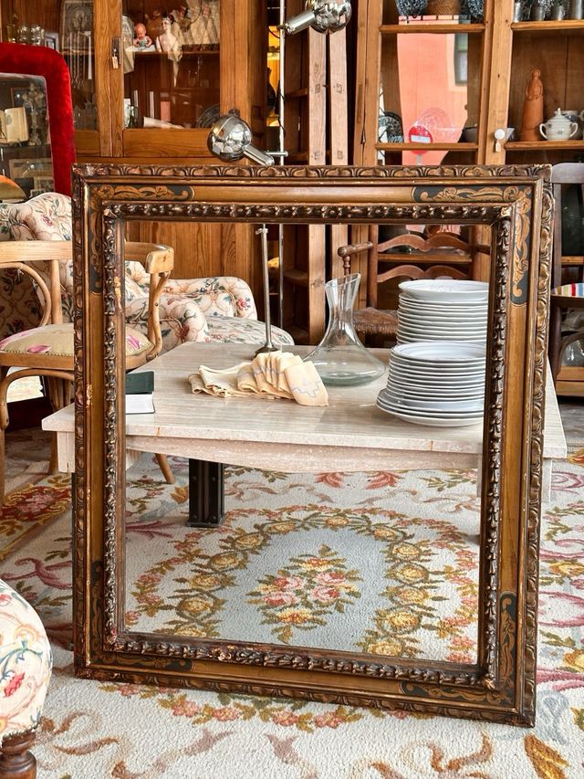 Marco Barroco Madera Dorado