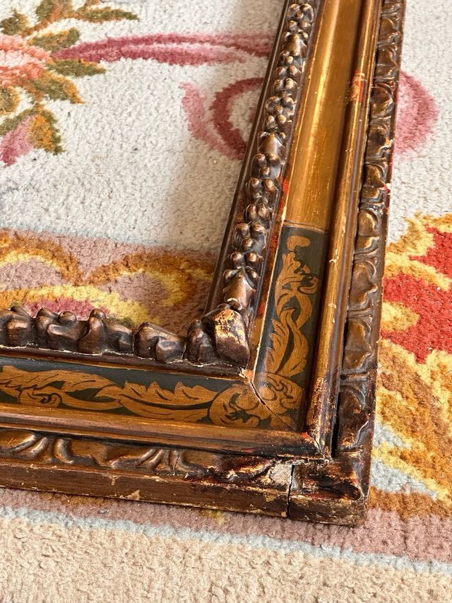 Marco Barroco Madera Dorado