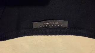 Maglia viscosa nera con paillettes