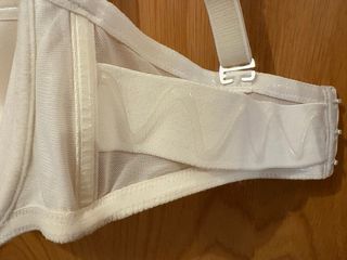 Sujetador convertible beige/blanco