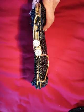 Bolso de fiesta pedrería perlas