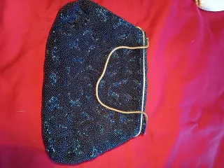 Bolso de fiesta pedrería perlas