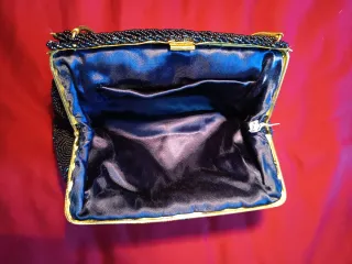 Bolso de fiesta pedrería perlas