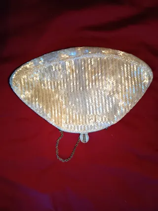 Bolso de fiesta pedrería perlas