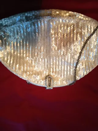 Bolso de fiesta pedrería perlas