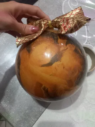 Palla di Natale Decoupage