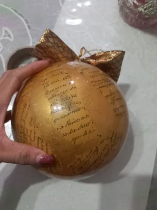 Palla di Natale Decoupage