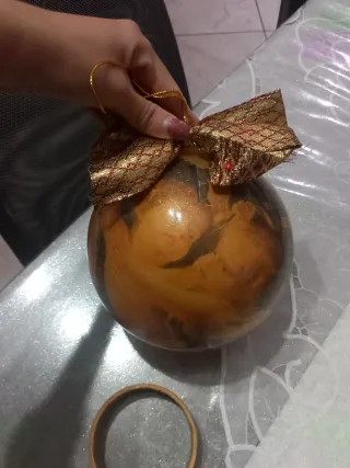 Palla di Natale Decoupage