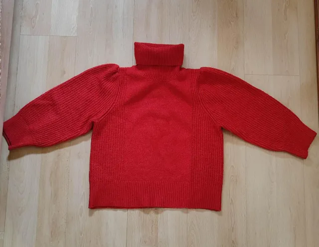 Jersey Mango cuello alto rojo