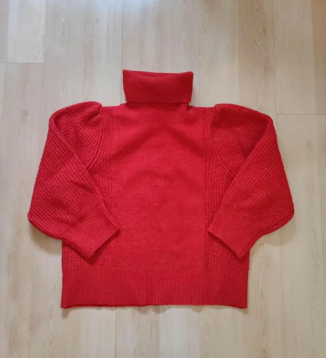 Jersey Mango cuello alto rojo