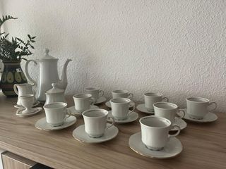 Juego de café de porcelana