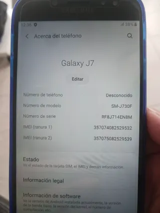 Lote Samsung, Tablet y telefono