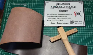 Cinturones/Correas de cuero artesanales.