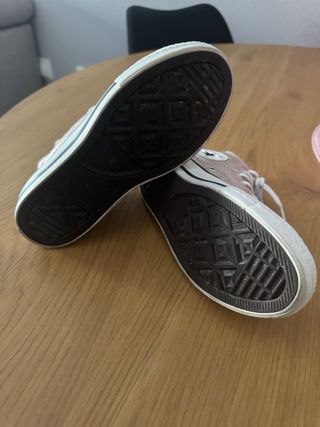 Converse rosas metalizadas niña talla 31